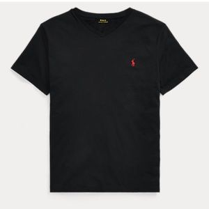 3x black polo v neck